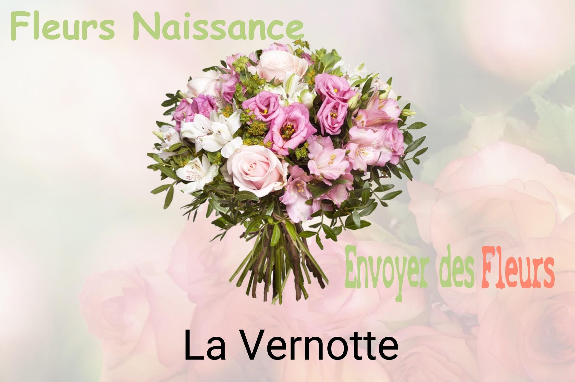 Bouquet de fleurs de naissance livré à La Vernotte